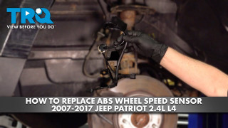 How to Replace Front ABS Wheel Speed Sensors 2007-2017 Jeep Patriot 24L L4