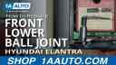 Front Lower Ball Joints for Hyundai Elantra Tiburon Accent Sonata Kia Spectra5