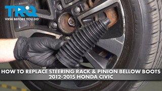 How to Replace Steering Rack  Pinion Bellow Boots 2012-2015 Honda Civic