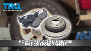 How to Replace Rear Brakes 1998-2011 Ford Ranger