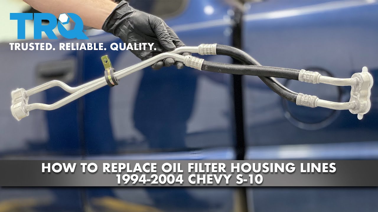 How to Replace Oil Filter Housing Lines 19942004 Chevy S10 1A Auto