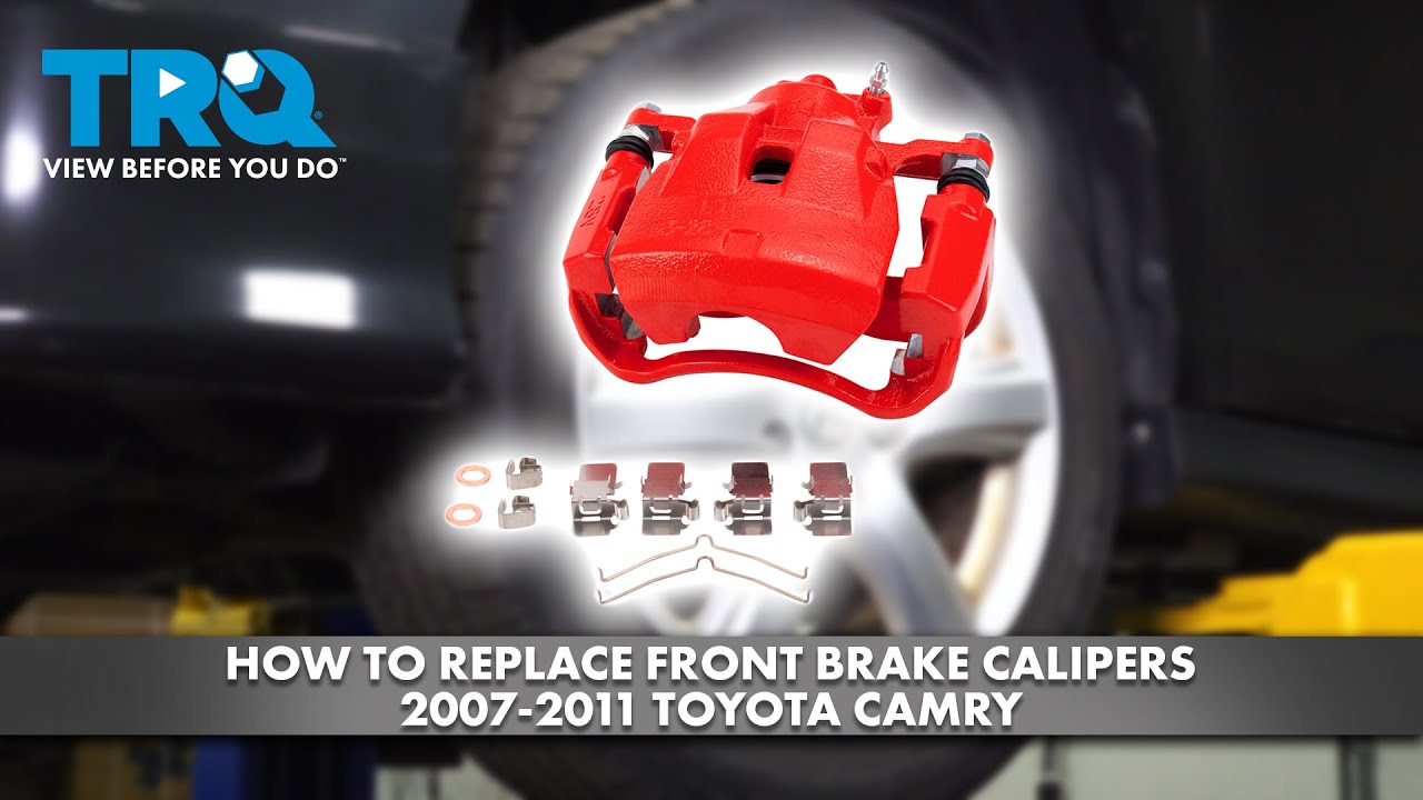 How to Replace Front Brake Calipers 20072011 Toyota Camry 1A Auto