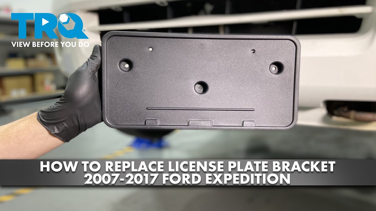 How to Replace License Plate Bracket 20072017 Ford Expedition 1A Auto
