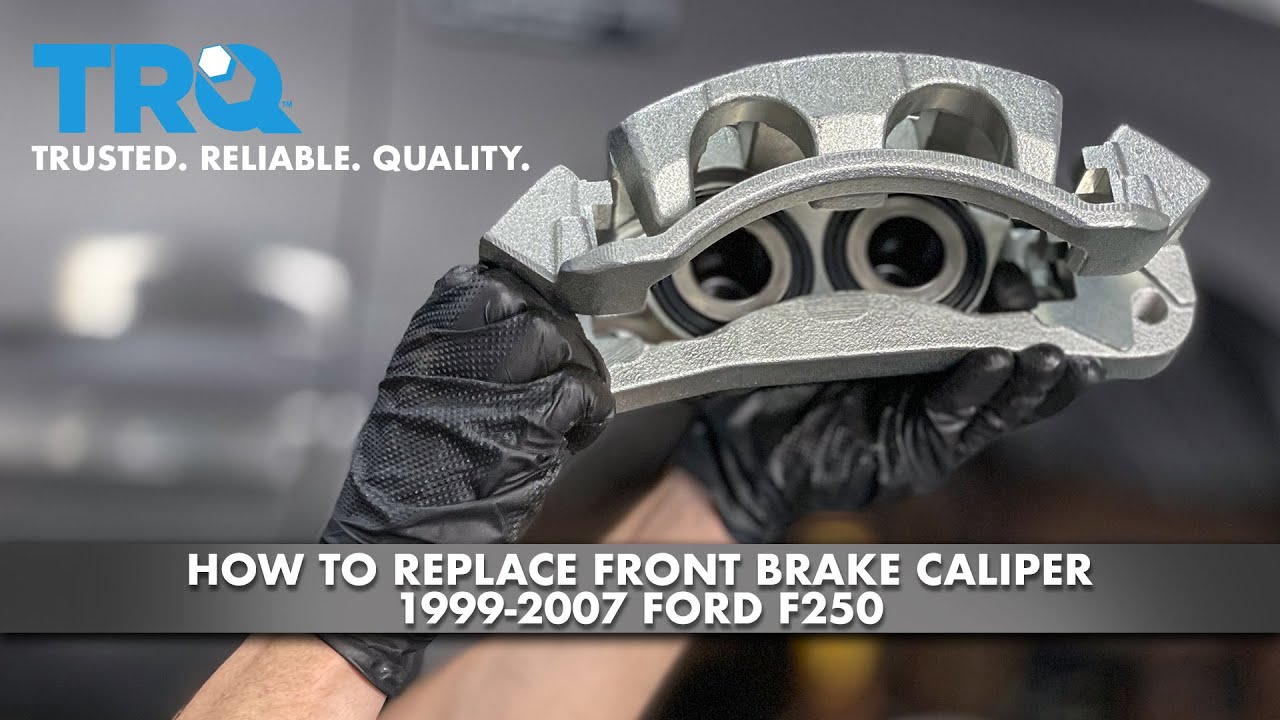 How to Replace Front Brake Caliper 19992007 Ford F250 1A Auto