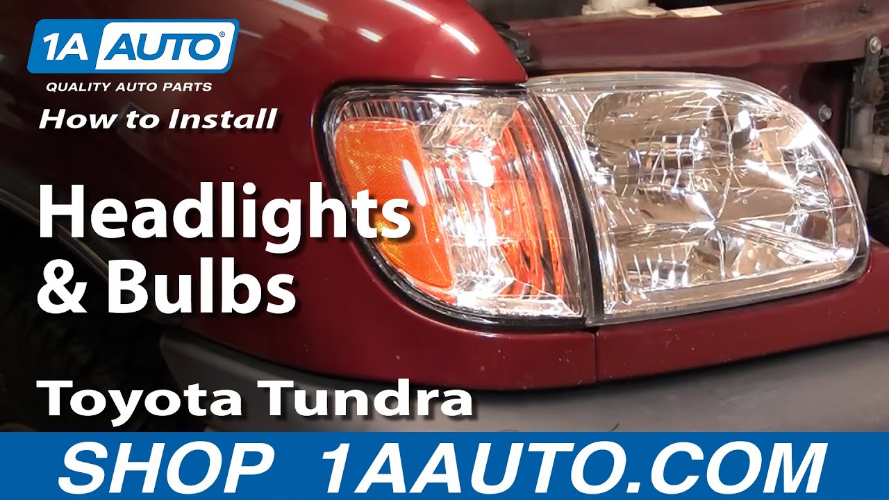 How to Replace Headlights and Bulbs 2000-04 Toyota Tundra