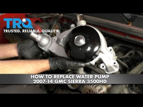 How to Replace Water Pump 2007-14 GMC Sierra 3500HD 1A Auto