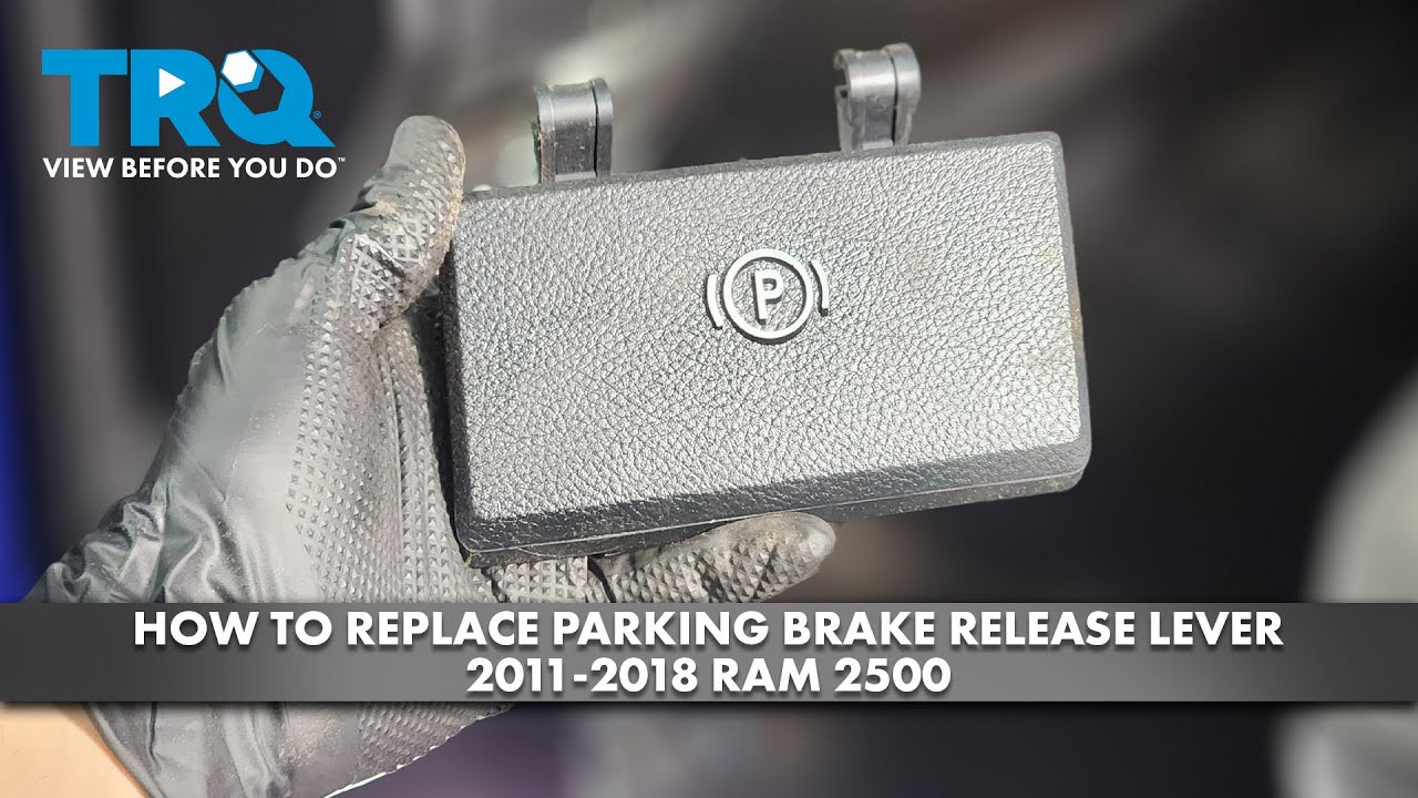 How to Replace Parking Brake Release Handle 2011-2018 Ram 2500 | 1A Auto