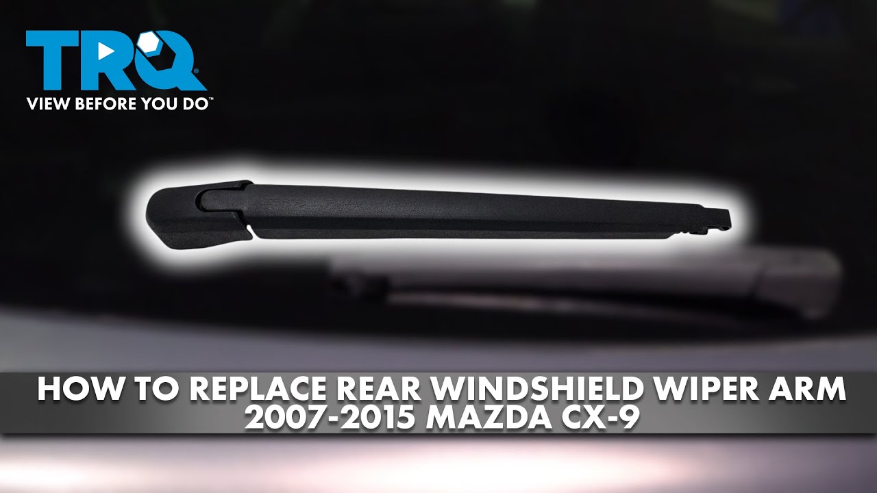 How to Replace Rear Windshield Wiper Arm 20072015 Mazda CX9 1A Auto