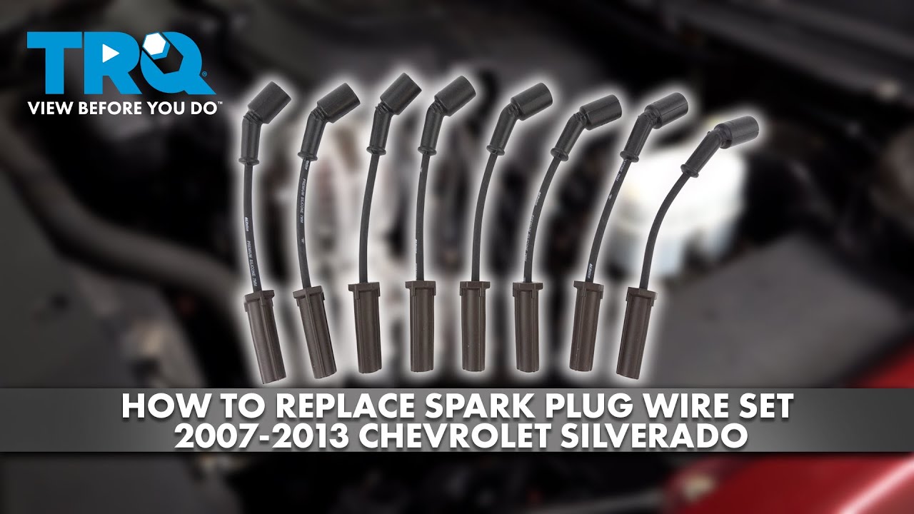How to Replace Spark Plug Wire Set 20072013 Chevrolet Silverado 1A Auto