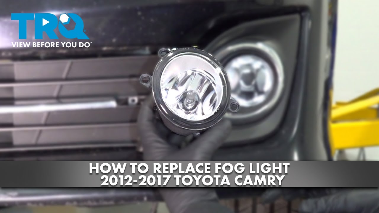 How to Replace Fog Light 20122017 Toyota Camry 1A Auto