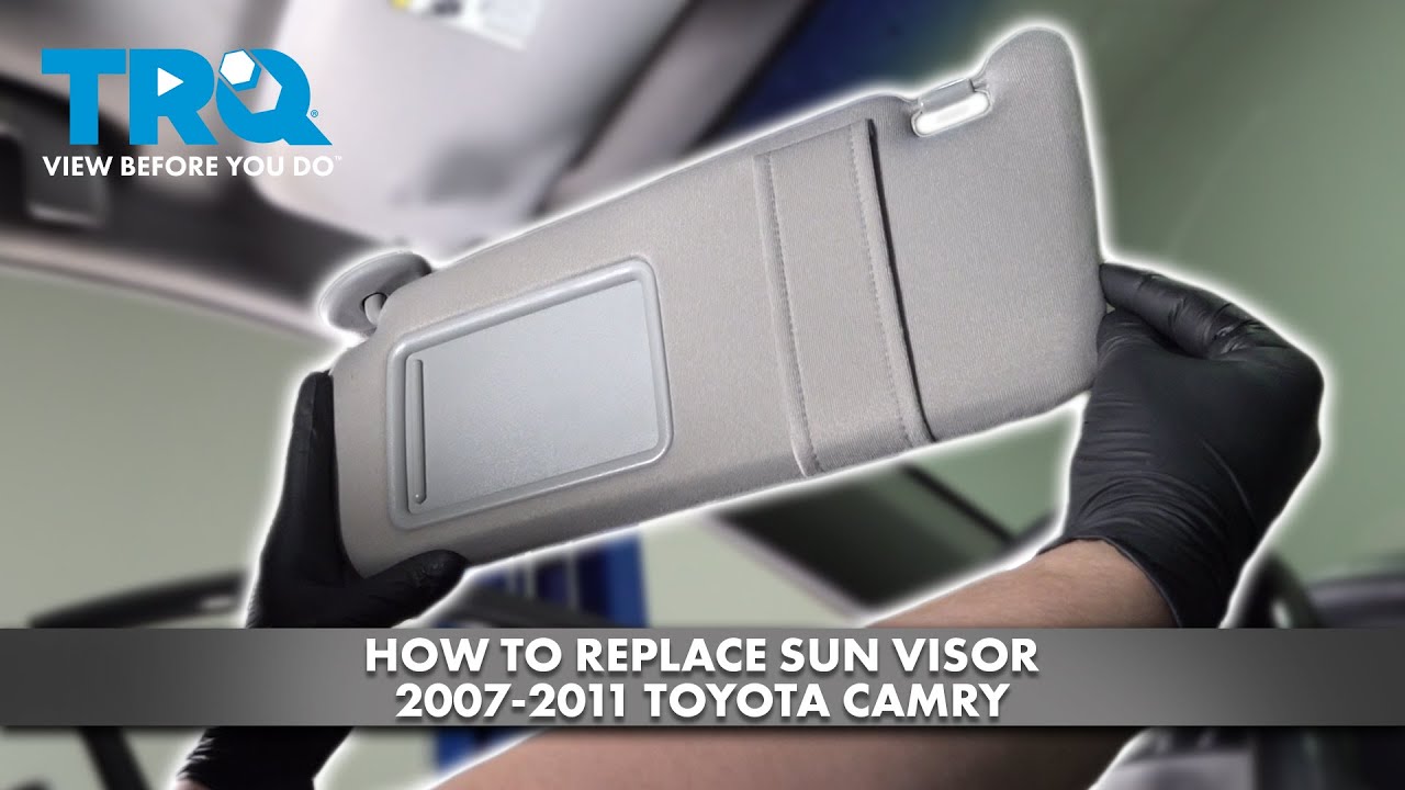 How to Replace Sun Visors 20072011 Toyota Camry 1A Auto