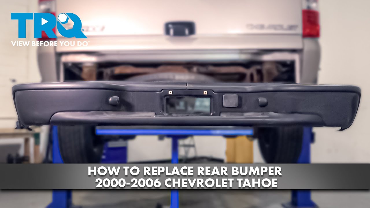 How to Replace Rear Bumper 20002006 Chevrolet Tahoe 1A Auto