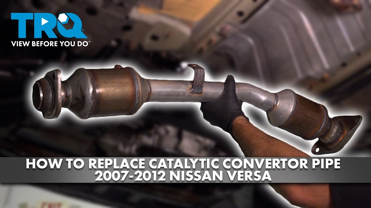 How to Replace Catalytic Convertor Pipe 20072012 Nissan Versa 1A Auto