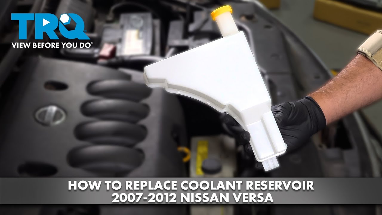 How to Replace Coolant Reservoir 20072012 Nissan Versa 1A Auto