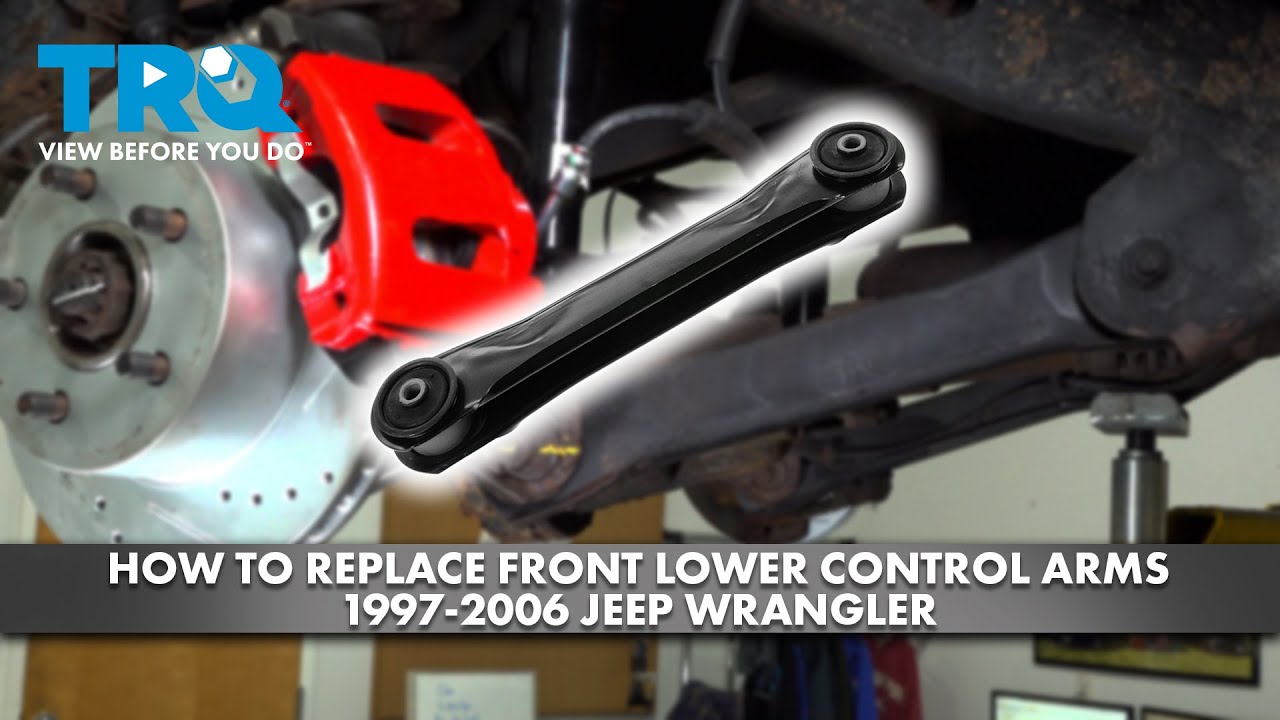 How to Replace Front Lower Control Arms 1997-2006 Jeep Wrangler | 1A Auto
