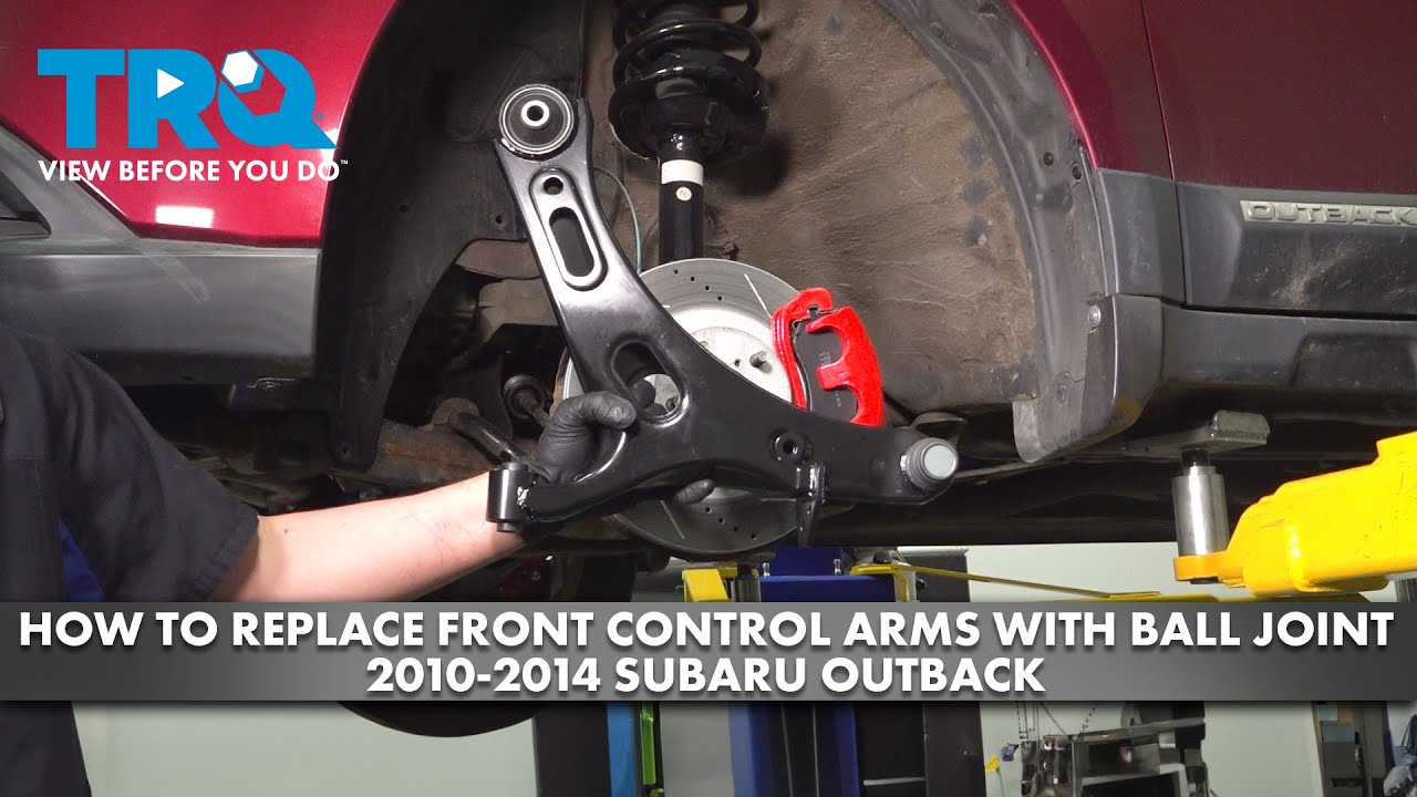 How to Replace Front Control Arms with Ball Joint 20102014 Subaru