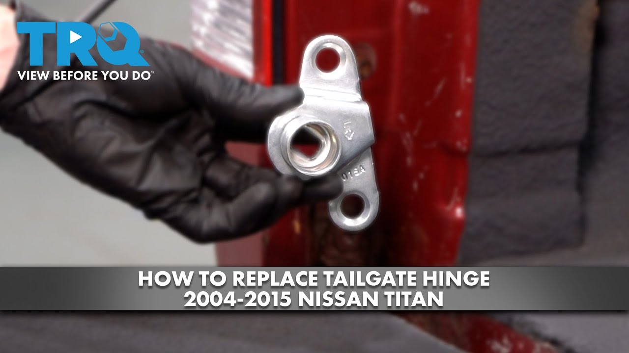 How to Replace Tailgate Hinge 20042015 Nissan Titan 1A Auto