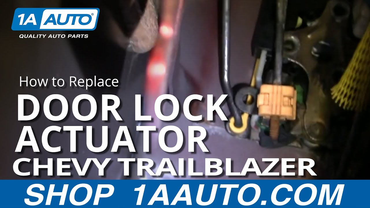 How to Replace Door Lock Actuator 02-06 Chevy Trailblazer ... ignition wiring diagram 2003 sedona 