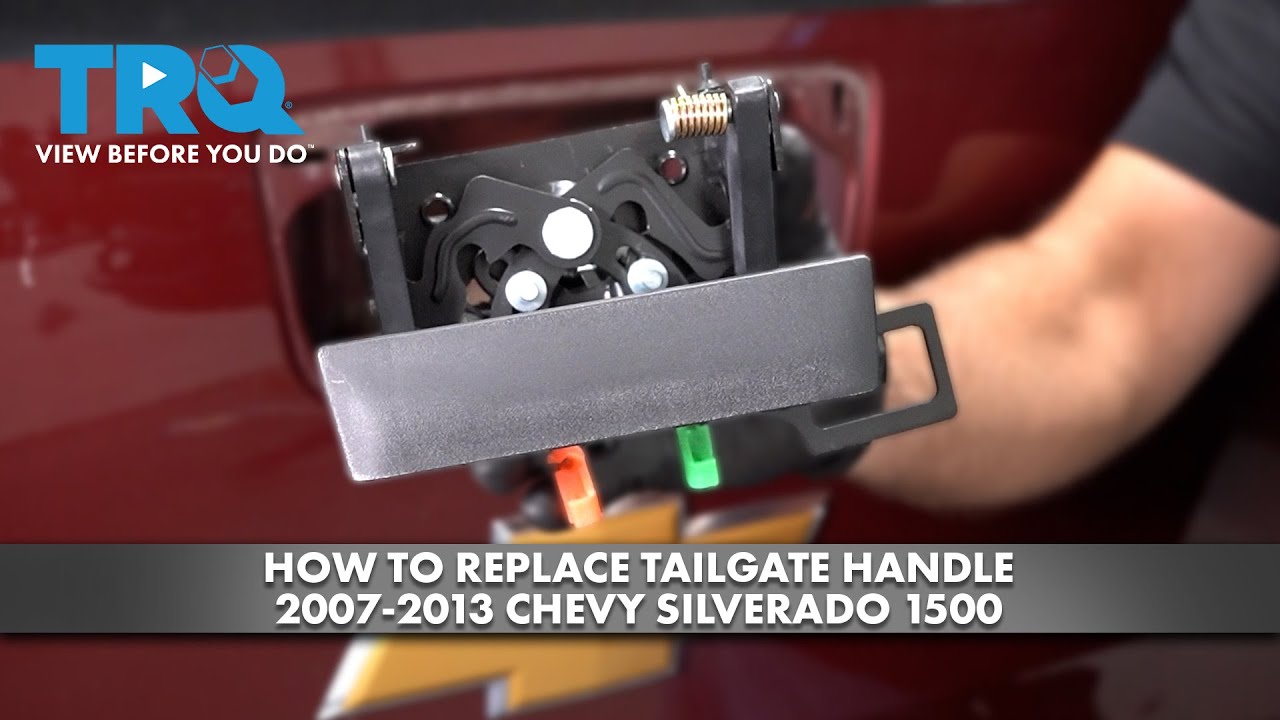 How to Replace Tailgate Handle 20072013 Chevy Silverado 1500 1A Auto