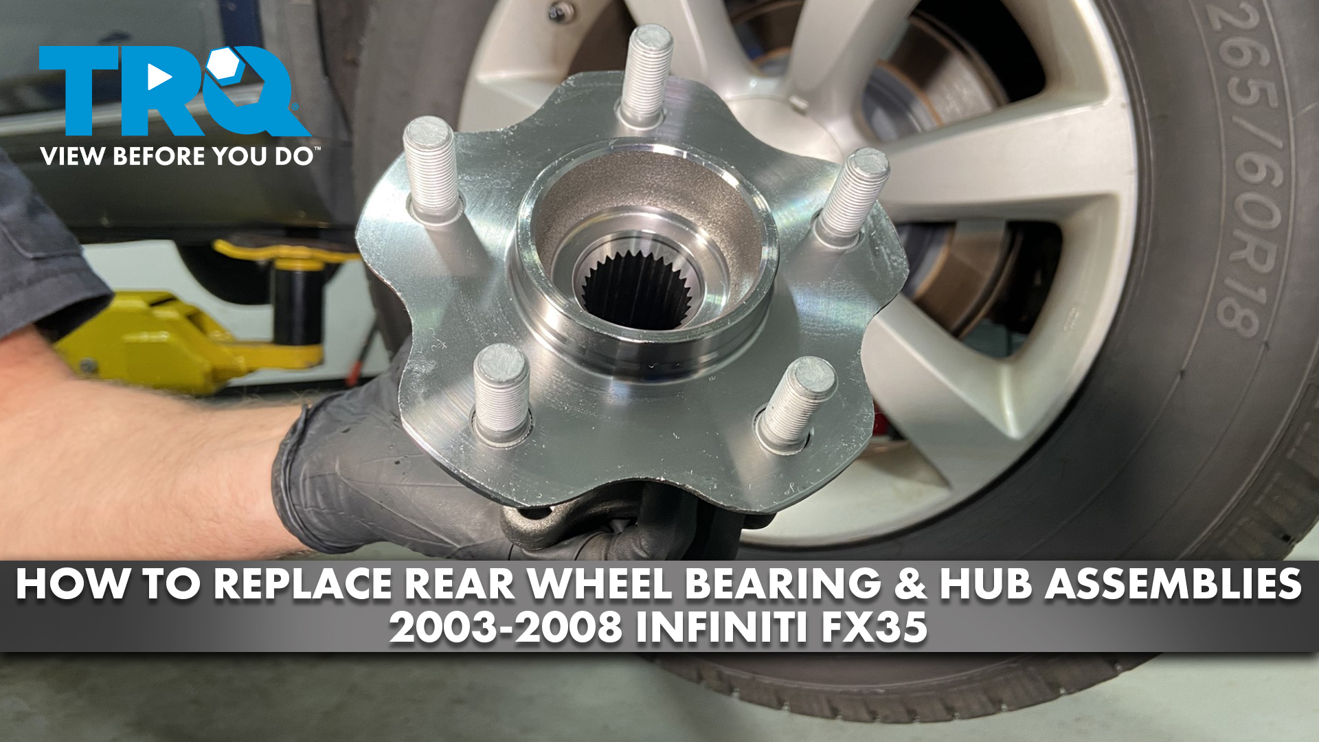 How to Replace Rear Wheel Bearing Hub Assemblies 20032008 Infiniti