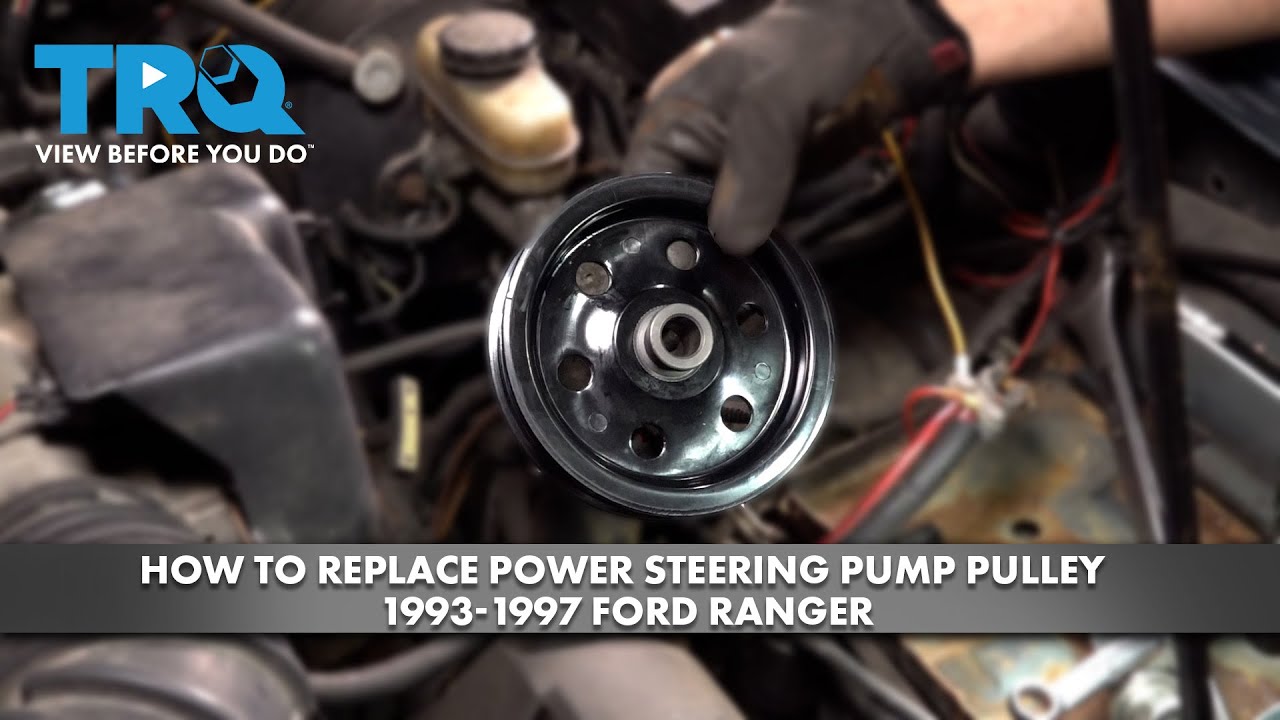 How to Replace Power Steering Pump Pulley 19931997 Ford Ranger 1A Auto