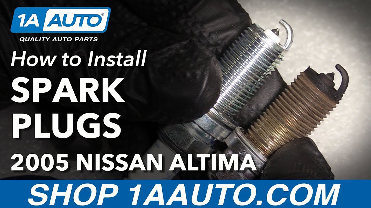 How to Replace Spark Plugs 200206 Nissan Altima 25L 1A Auto