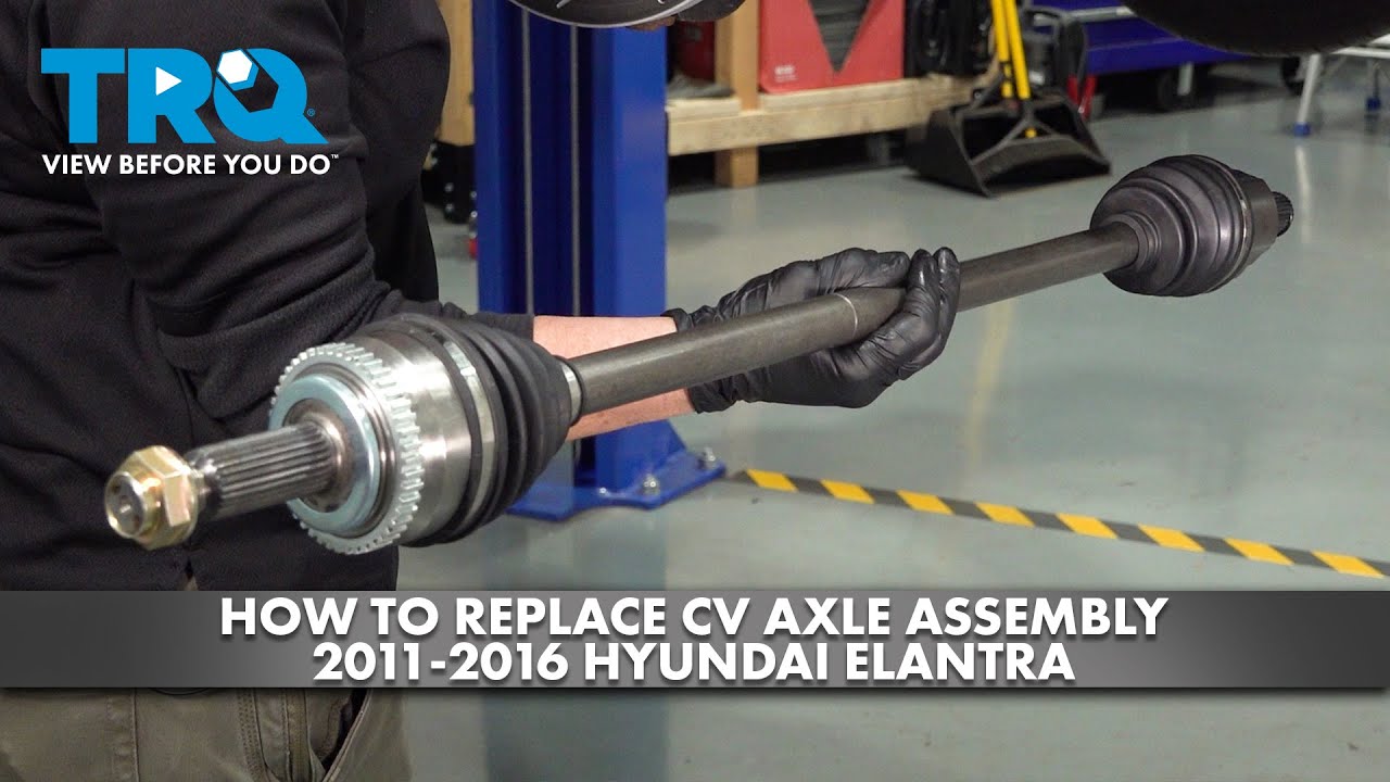 How to Replace CV Axle Assembly 20112016 Hyundai Elantra 1A Auto