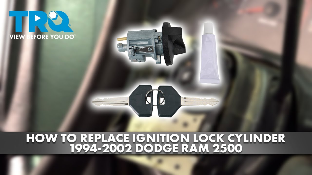 How to Replace Ignition Lock Cylinder 19942002 Dodge Ram 2500 1A Auto