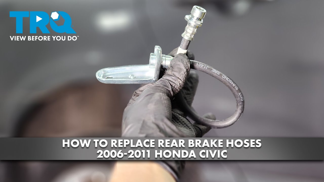 How to Replace Rear Brake Hoses 2006-2011 Honda Civic | 1A Auto