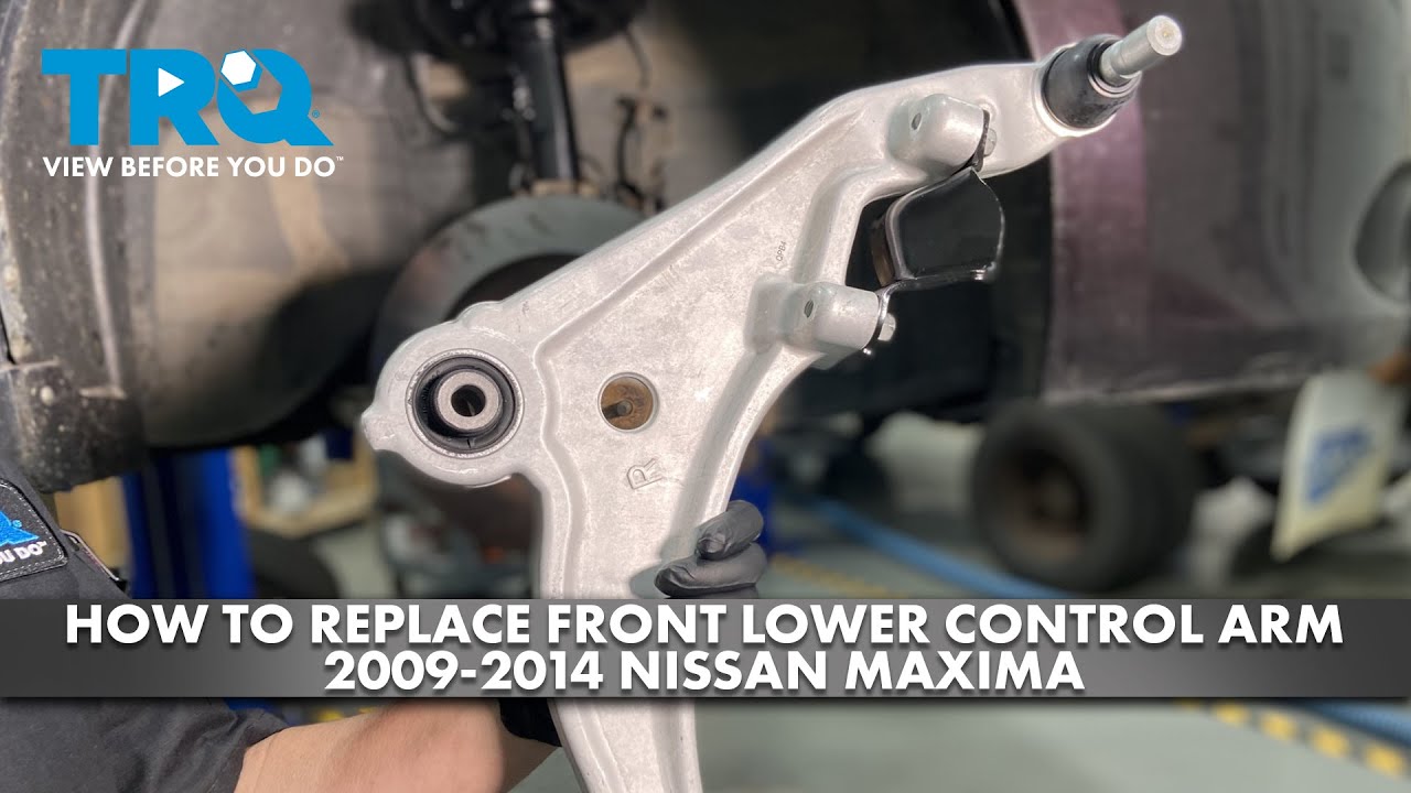 How to Replace Front Lower Control Arms w Ball Joint 20092014 Nissan Maxima 1A Auto