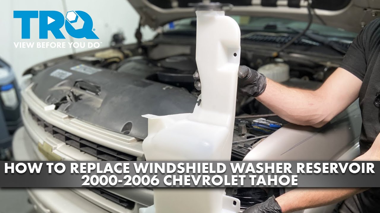 How to Replace Windshield Washer Reservoir 20002006 Chevrolet Tahoe