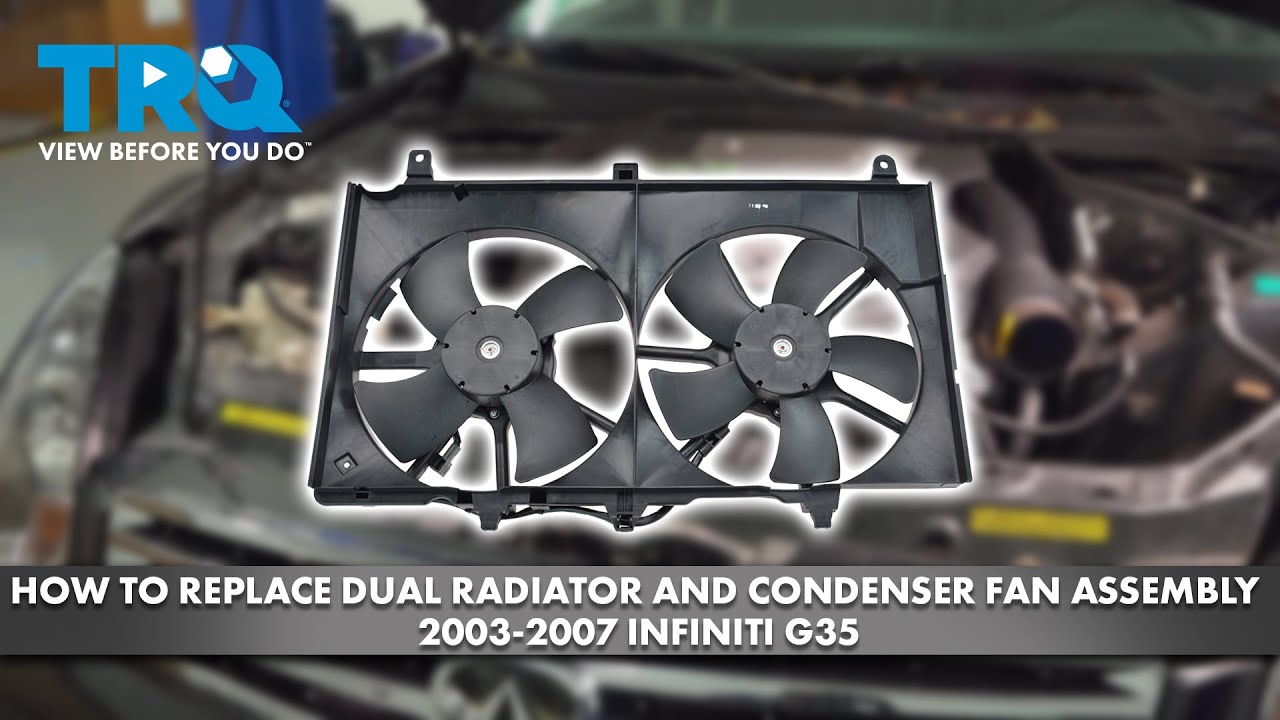 How to Replace Dual Radiator and Condenser Fan Assembly Fan Motor 2003