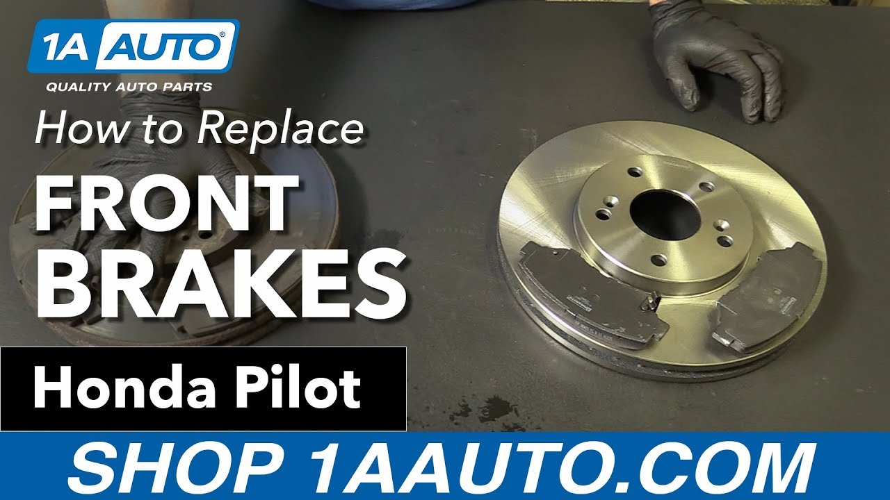 How to Replace Install Front Brakes 0308 Honda Pilot 1A Auto