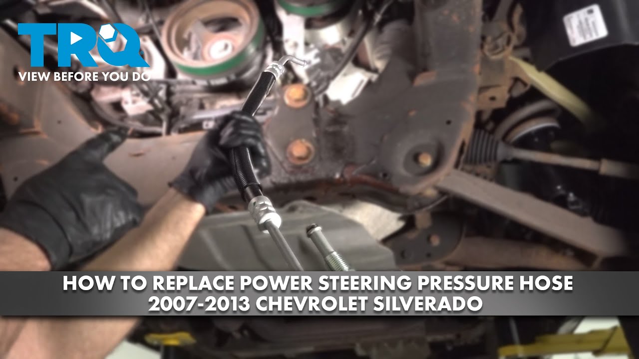 How to Replace Power Steering Pressure Hose 20072013 Chevrolet