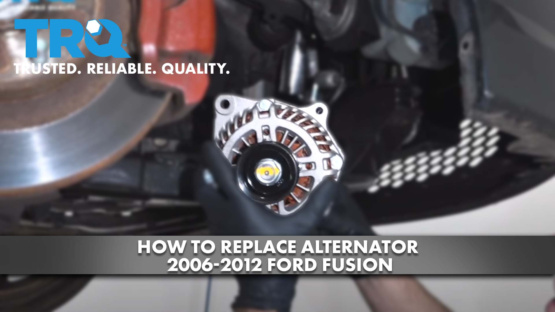 How To Replace Alternator 200612 Ford Fusion 1A Auto