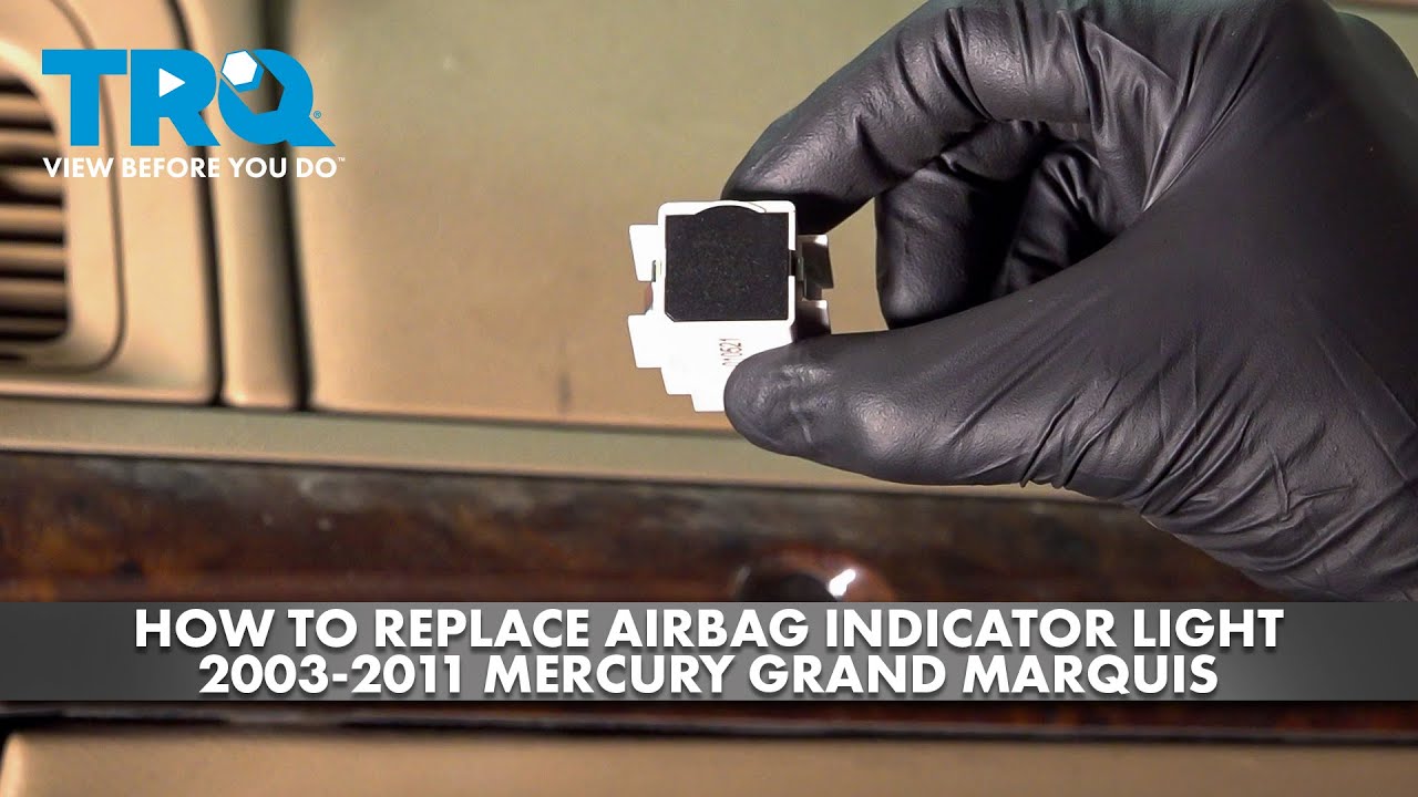 How to Replace Airbag Indicator Light 20032011 Mercury Grand Marquis