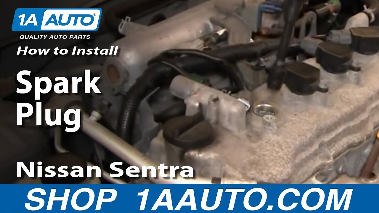 How to Replace Spark Plug 200006 Nissan Sentra 1A Auto