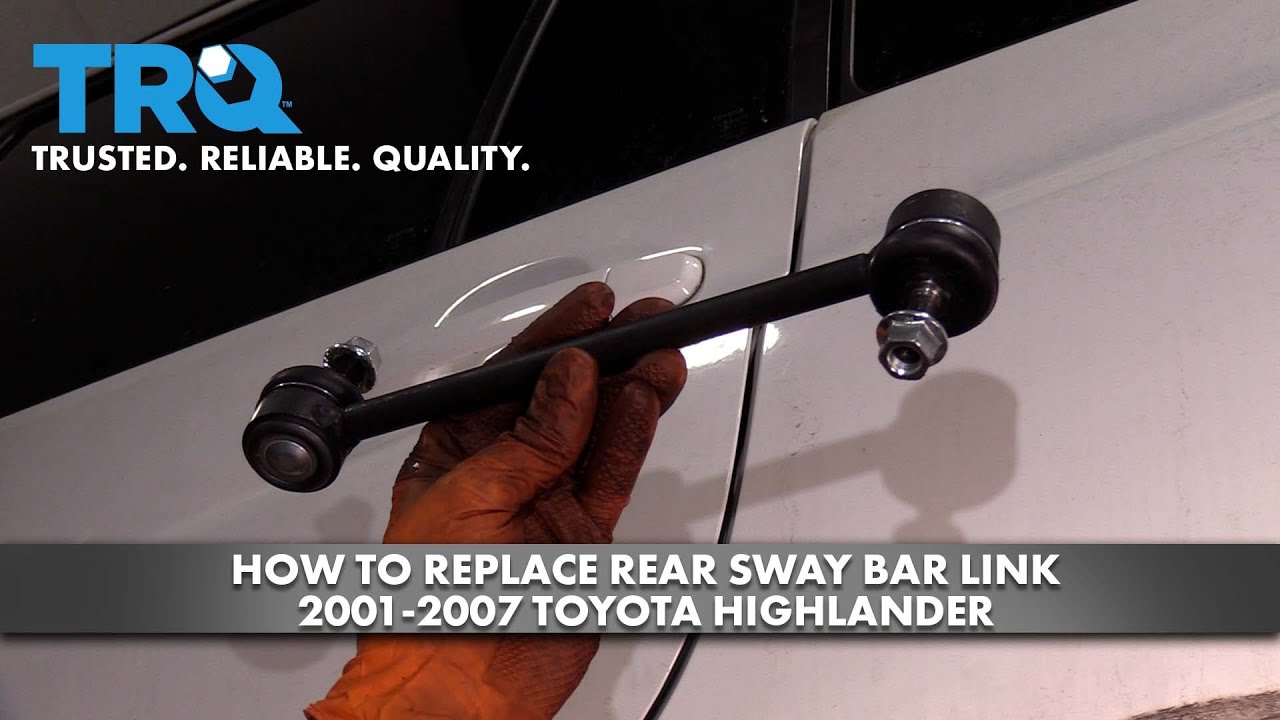 How to Replace Rear Sway Bar Link 2001-2007 Toyota Highlander | 1A Auto