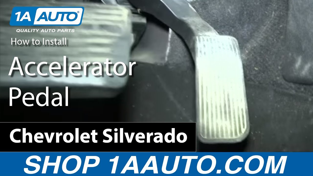 How to Replace Accelerator Pedal Position Sensor 200711 Chevy Silverado 1500 1A Auto