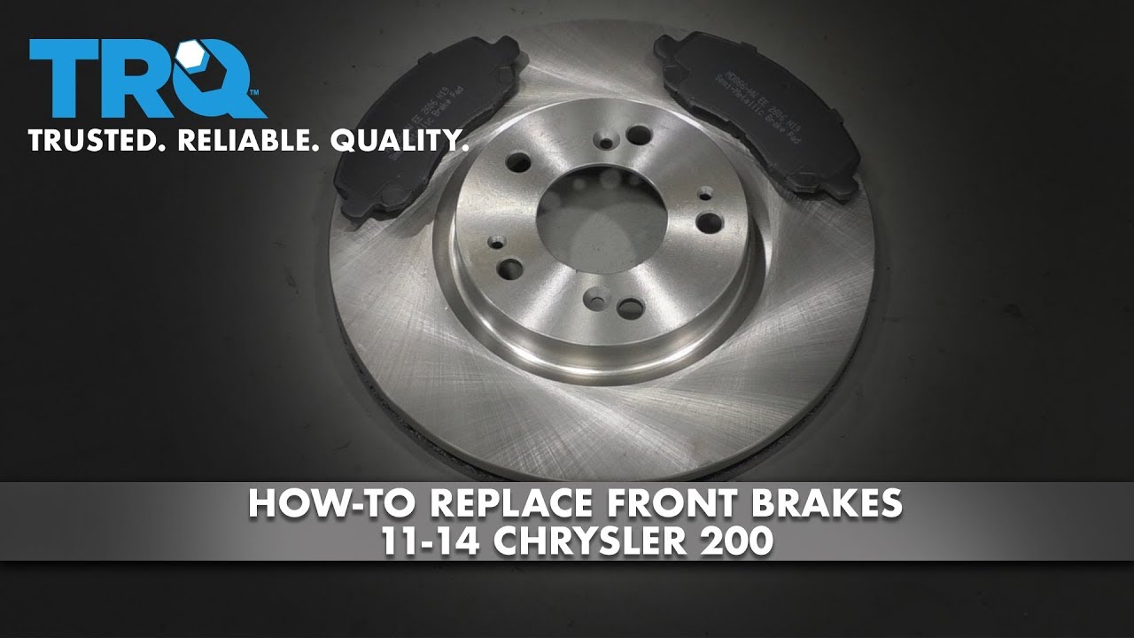 How to Replace Front Brakes 201114 Chrysler 200 1A Auto