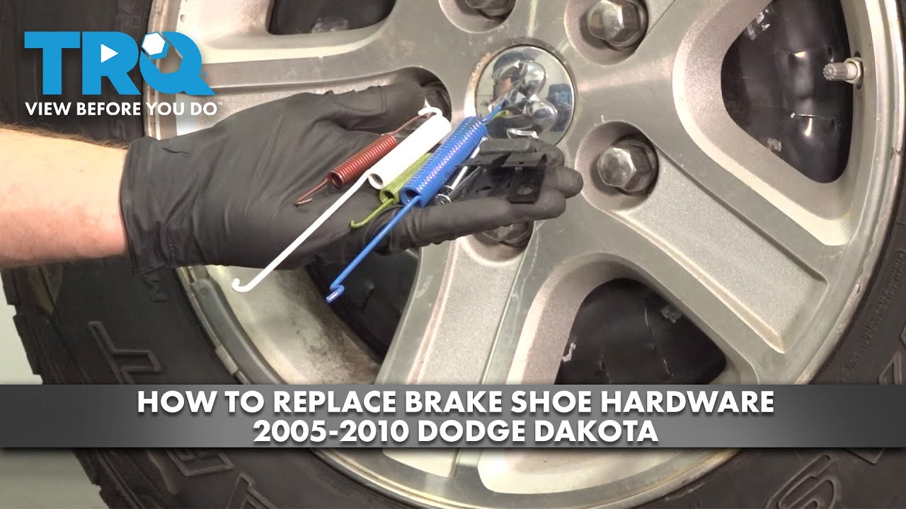 How to Replace Brake Shoe Hardware 20052010 Dodge Dakota 1A Auto