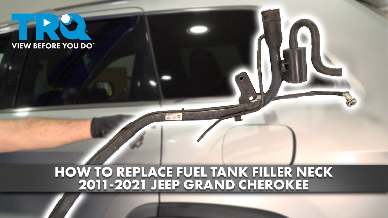 Jeep Grand Cherokee Fuel Door Cover 2021-Present - Black US Flag Gas Cap Cover Trim