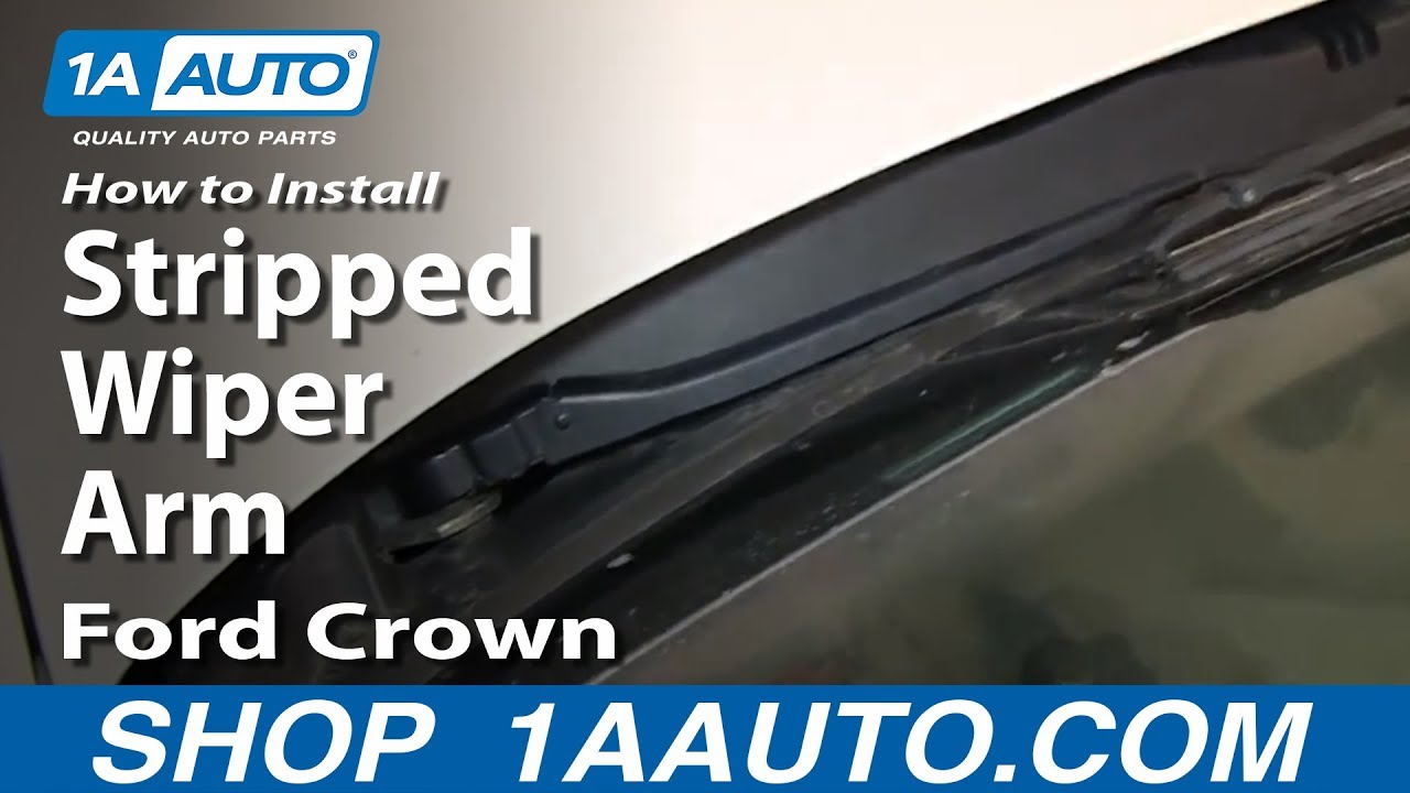 How to Replace Wiper Arm 19982011 Ford Crown Victoria 1A Auto