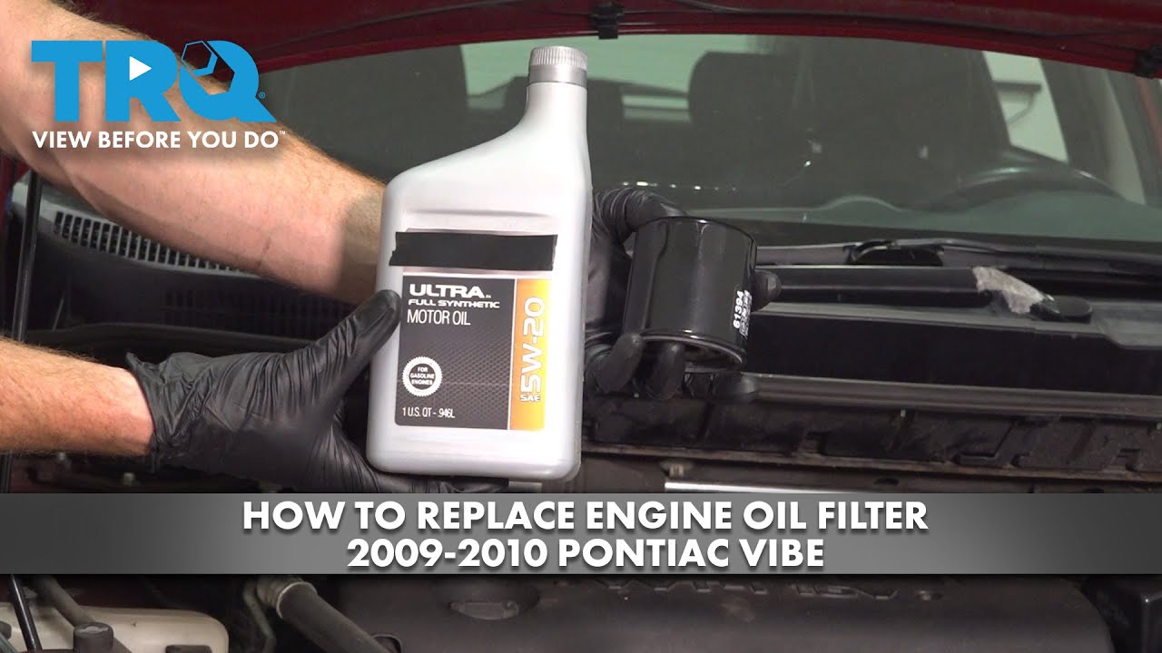 How to Change Oil 20092010 Pontiac Vibe 1A Auto