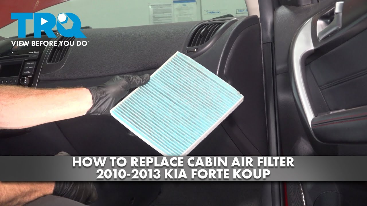 How to Replace Cabin Air Filter 2010-2013 Kia Forte Koup | 1A Auto - How To Change Cabin Air Filter 2014 Kia Forte