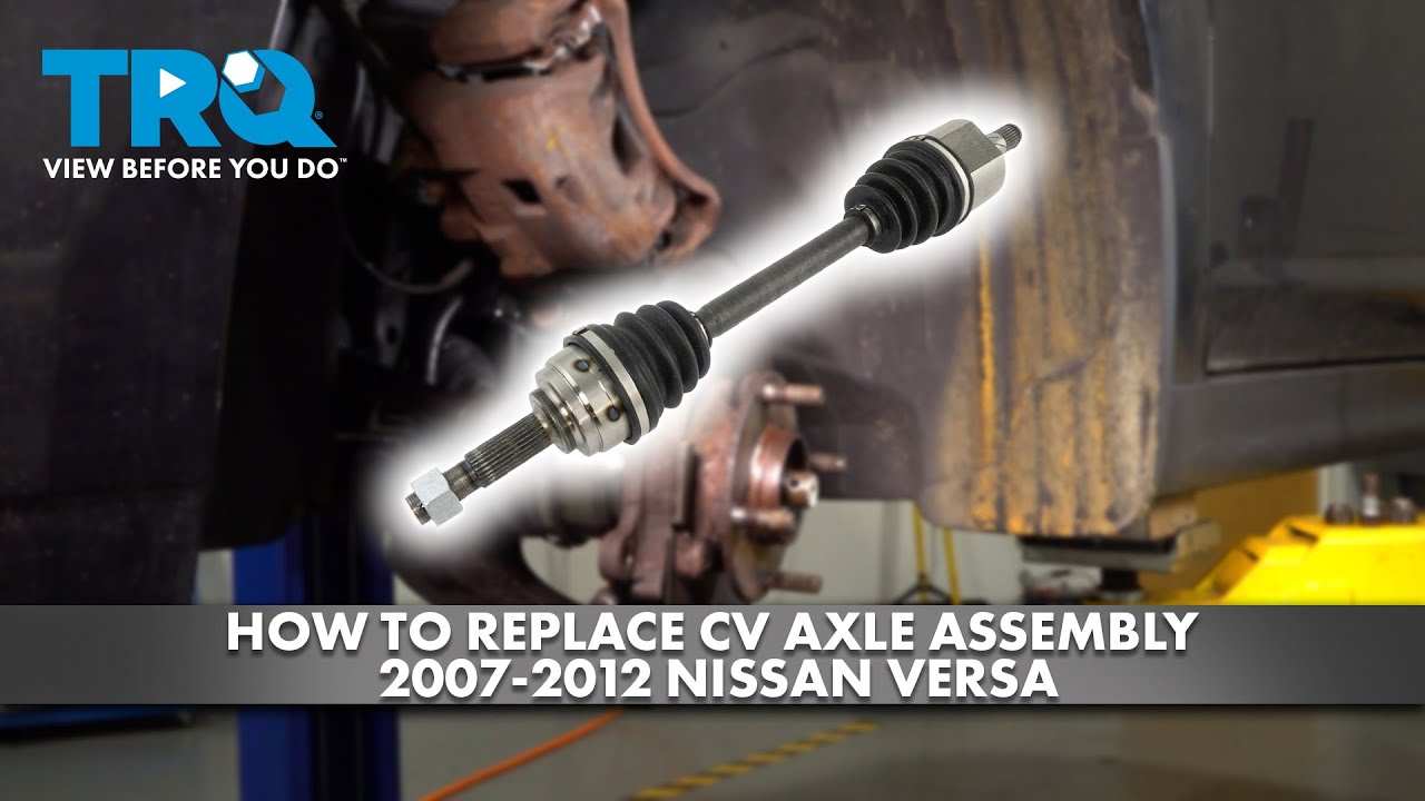 How to Replace Left CV Axle Assembly 20072012 Nissan Versa 1A Auto