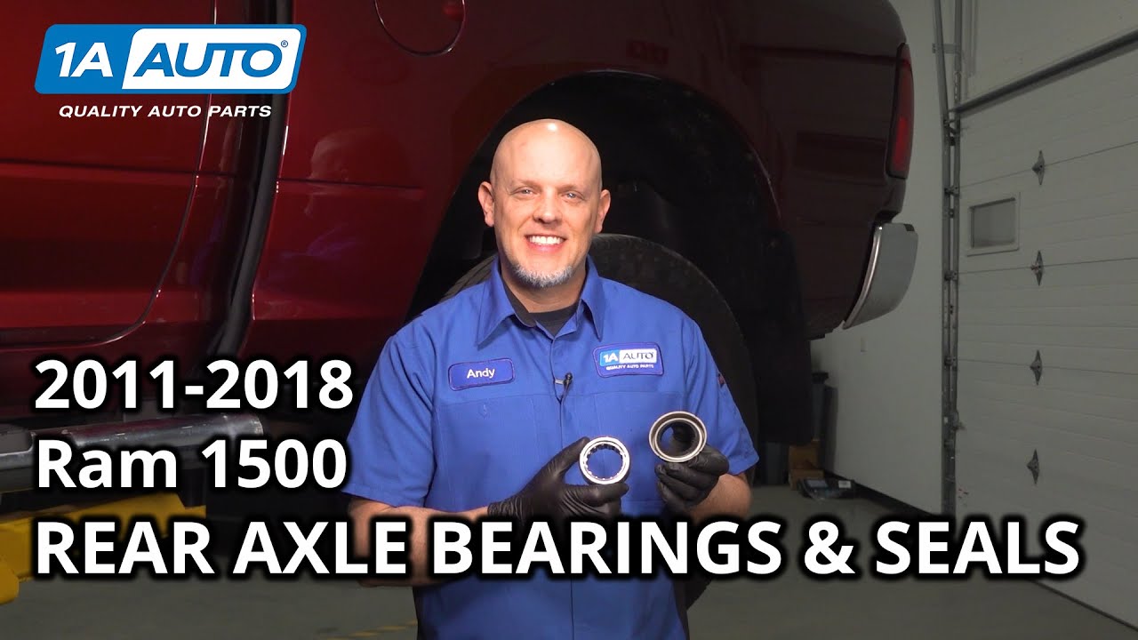 How to Replace Rear Axle Bearings Seals 2011-2018 Ram 1500 | 1A Auto