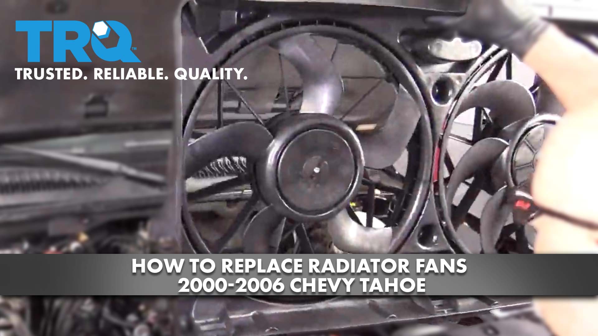 How to Replace Radiator Fans 200006 Chevy Tahoe 1A Auto