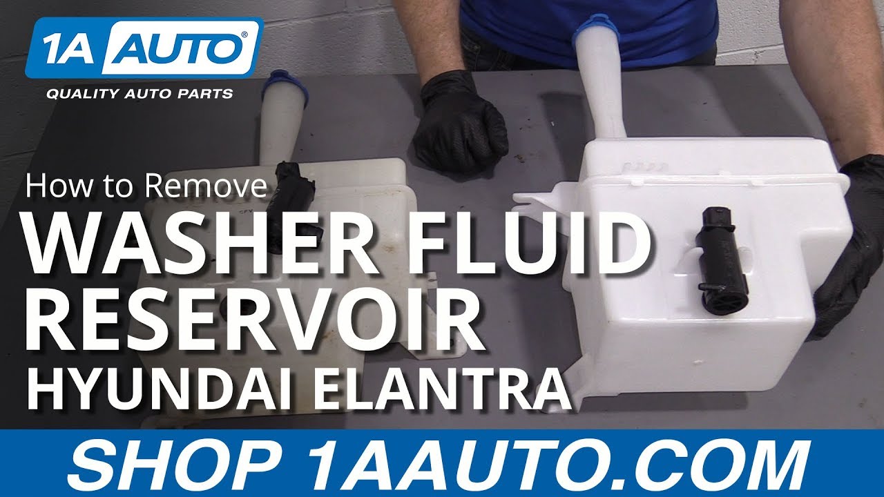 How to Replace Washer Fluid Reservoir 2007-10 Hyundai Elantra