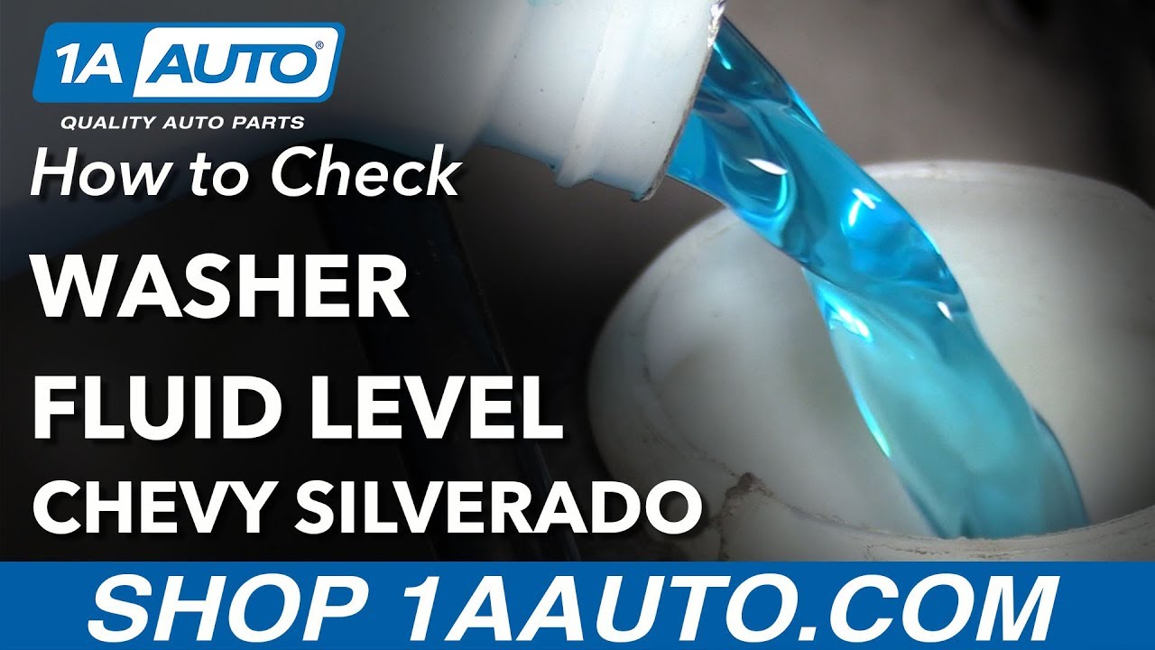 How to Check Washer Fluid Level 2007-13 Chevy Silverado